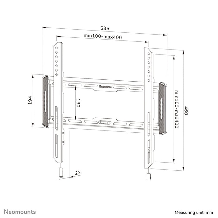 EAN 8717371448646 - Neomounts WL30-550BL14 soporte para TV 190,5 cm (75") Negro imagen 16