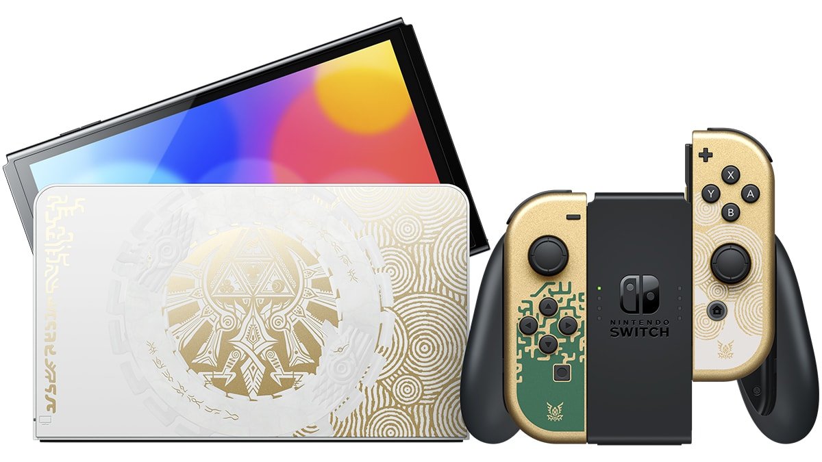 Nintendo Switch Oled Console +  Zelda: Tears Of The Kingdom Limited Edition