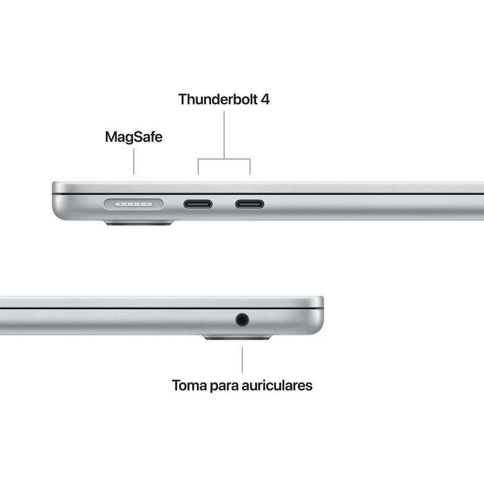 Apple Macbook Air 13,6' M5 10-Core Cpu 16gb 1tb Ssd 10-Core Gpu Plata