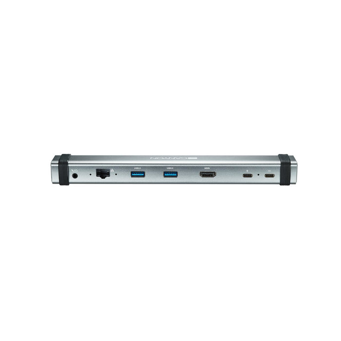 Docking Usb Tipo-C Canyon Cns-Tds06dg 2xusb 1xhdmi 2xusb Tipo-C 1xrj45 Gris Espacial