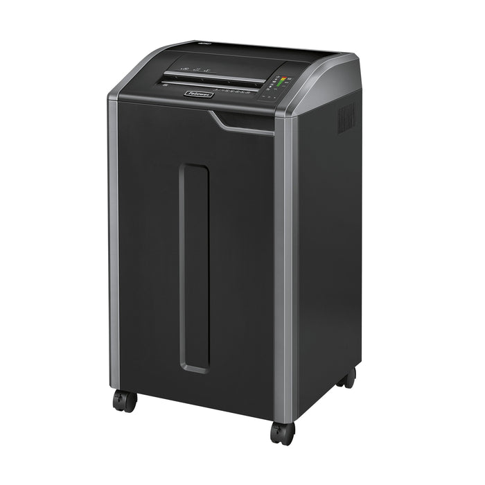 EAN 0043859627325 - Fellowes 425Ci triturador de papel Corte cruzado 30 cm Negro, Plata imagen 1