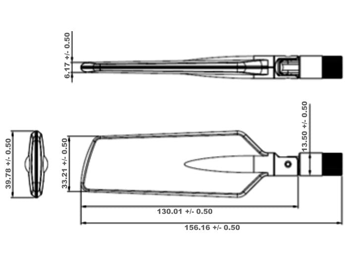 EAN 4043619124091 - DeLOCK 12409 antena para red Antena omnidireccional RP-SMA 4 dBi imagen 3