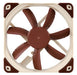 EAN 4716123314912 - Noctua NF-S12A ULN Carcasa del ordenador Ventilador 12 cm Beige, Marrón imagen 3