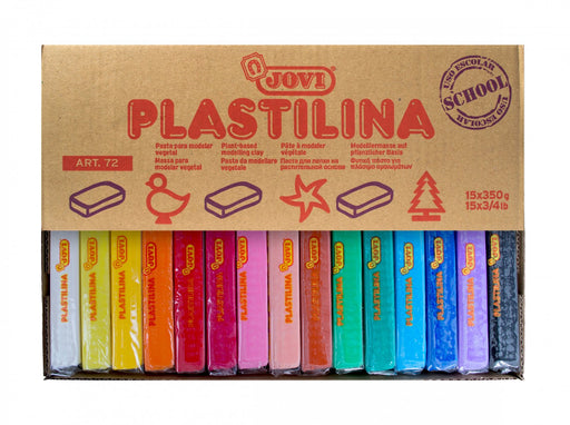 EAN 8412027002707 - Jovi 72S compuesto para cerámica y modelaje 350 g Multicolor 15 pieza(s) imagen 2