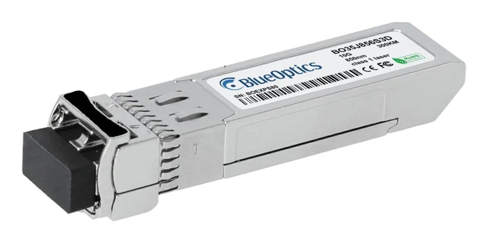 Blueoptics Hpe Aruba Jm535a Blueoptics Bo35j856s3d Sfp+ Transceiver, 10gbase-Sr, Multimode Fiber, 850nm, 300m