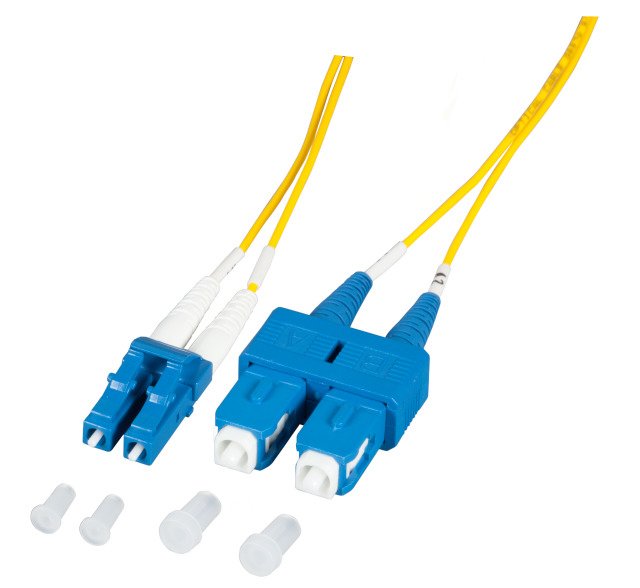 Duplex Cable De Red Lc-Sc Os2 G652d 1m Lszh 1,2mm Gelb