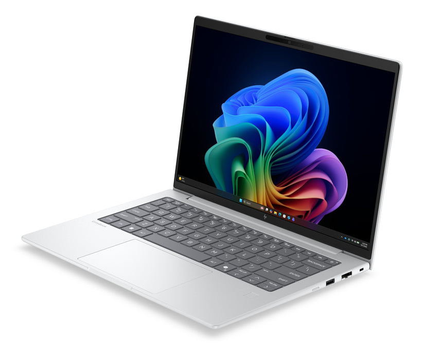Hp Elitebook 6 G2q Notebook Next Gen Ai Copilot+ Pc Snapdragon X2 Plus X2p-64-100 / Hasta 4.04 Ghz Win 11 Pro Qualcomm Adreno 32 Gb Ram 512 Gb Ssd Nvme 14" Ips 1920 X 1200 Ethernet Wi-Fi 7 Bluetooth 6.0 Plata Glaciar Kbd: Español