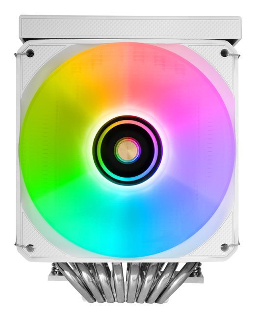 Refrigeración Cpu  A-Rgb Mcpu-Lcd Pro Blanco Mars Gaming Lcd / 120 Mm Argb / 6 Heatpipes / Tdp 300w / Intel & Amd