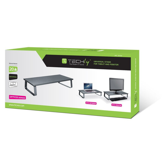 Soporte De Escritorio Universal Techly En Acero Para Monitor Portátil 12cm