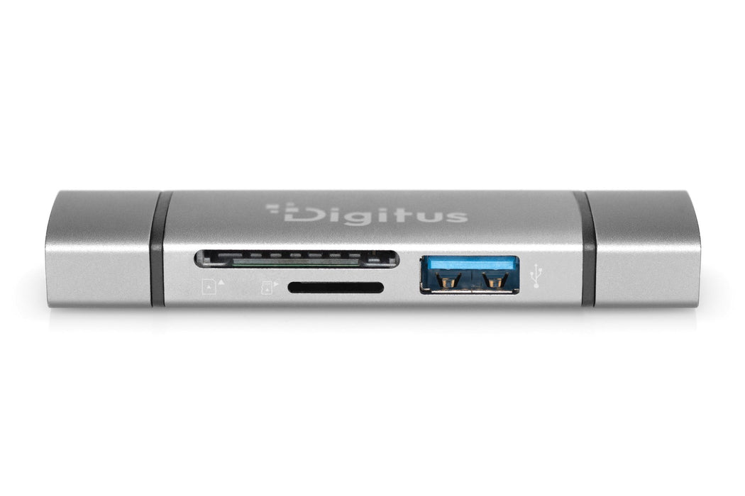 EAN 4016032464464 - Digitus DA-70886 lector de tarjeta USB 3.2 Gen 1 (3.1 Gen 1) Type-A/Type-C Aluminio imagen 8