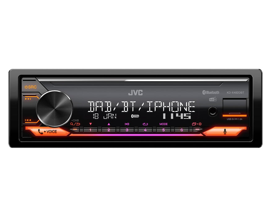 EAN 4975769023927 - JVC KD-X482DBT Negro 200 W Bluetooth imagen 2