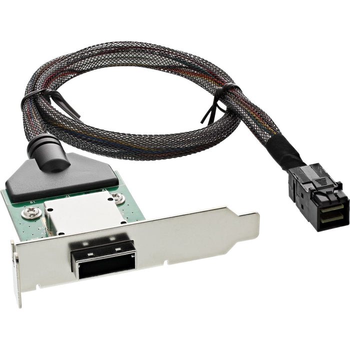 Inline® Sas Hd Low Profile Adaptador Bracket Ext. Sff-8088 A Int. Sff-8643 0.5m