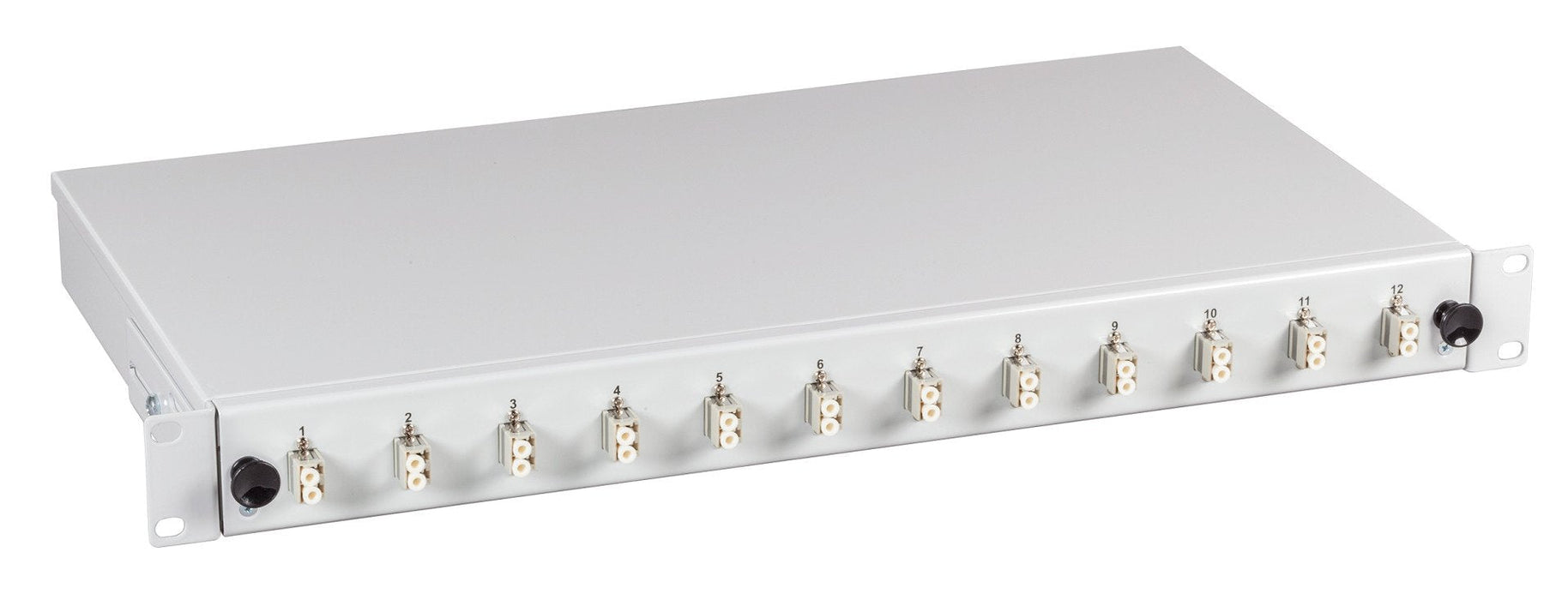 Spleibox Gr Extraíble Lc Om4 24xpigtail Abgesetzt & 12xduplex-Empalme