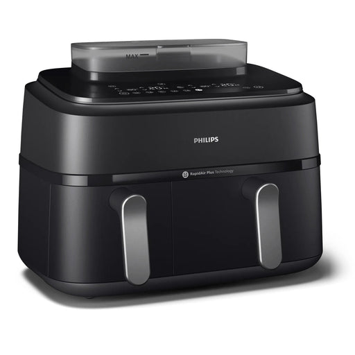 EAN 8720389047459 - Philips 5000 series NA551/00 freidora Doble 9 L Independiente 2750 W Freidora de aire caliente Negro, Pla imagen 1
