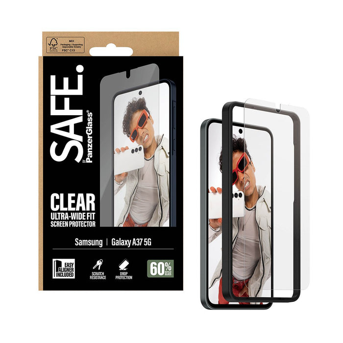 EAN 5715685034039 - PanzerGlass SAFE. by ® Screen Protector Samsung Galaxy A37 5G | Ultra-Wide Fit w. EasyAligner Protector d imagen 5