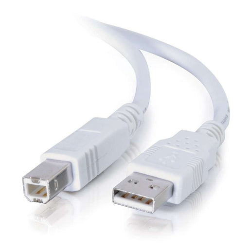 EAN 0757120815624 - C2G 3m USB 2.0 A/B Cable cable USB USB A USB B Blanco imagen 1