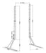 EAN 8435739901922 - AISENS DT80F-305 soporte para TV 2,03 m (80") imagen 7