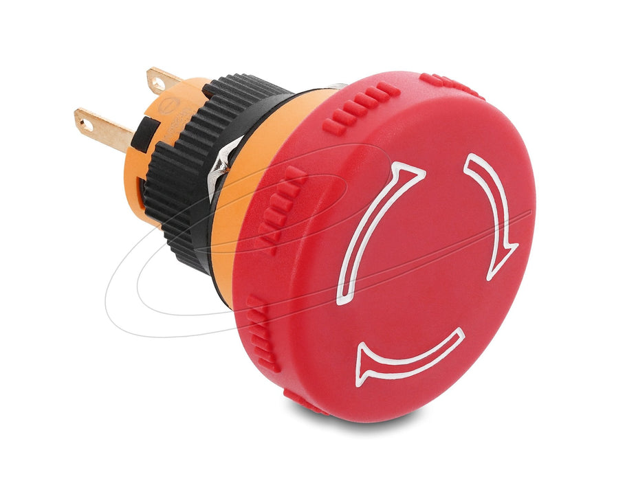 Delock Pilzkopf Pulsador Para Montaje 16 Mm 2 X Conexión Soldada Plástico 32 Mm Ø