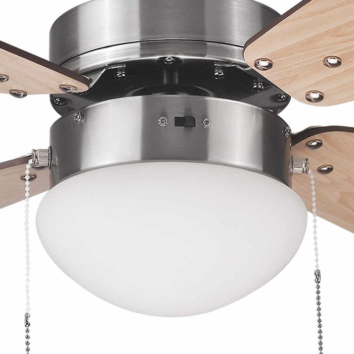 EAN 5608475027758 - Haeger Cozy Fan Acero inoxidable, Madera imagen 2