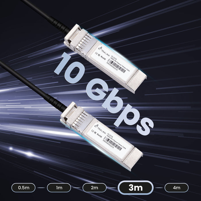EAN 5902560362275 - Extralink EX.2275 Cable de fibra óptica e InfiniBand SFP+ Negro imagen 8