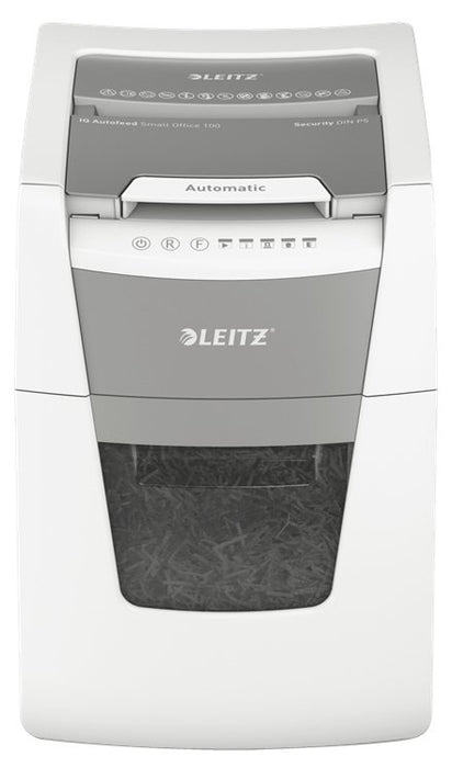 EAN 4002432124091 - Leitz 80120000 triturador de papel Microcorte 55 dB 22 cm Gris, Blanco imagen 2