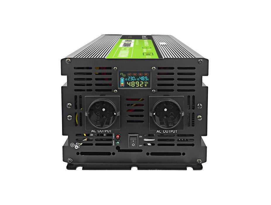 Green Cell Powerinverter Lcd 48v 5000w/10000w Car Inverter With Display - Pure Sine Wave