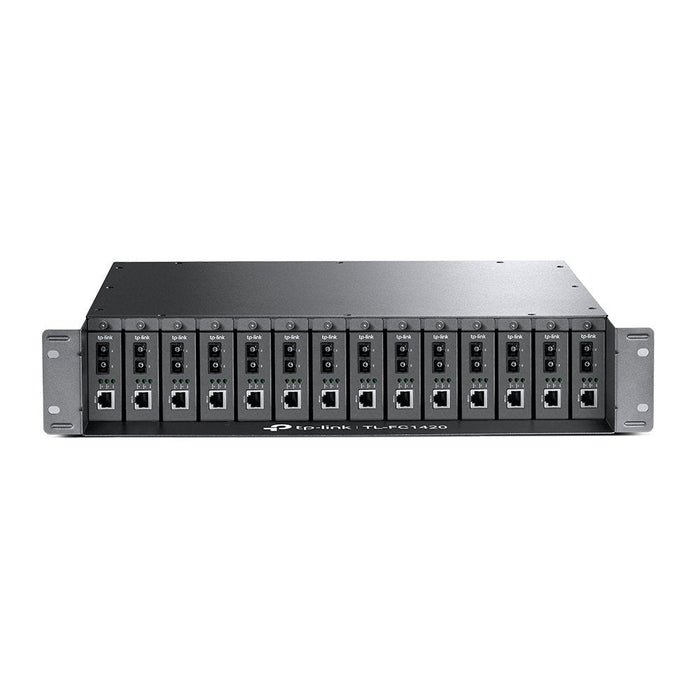 Tp-Link Tl-Fc1420 Chasis De Red 2u Negro