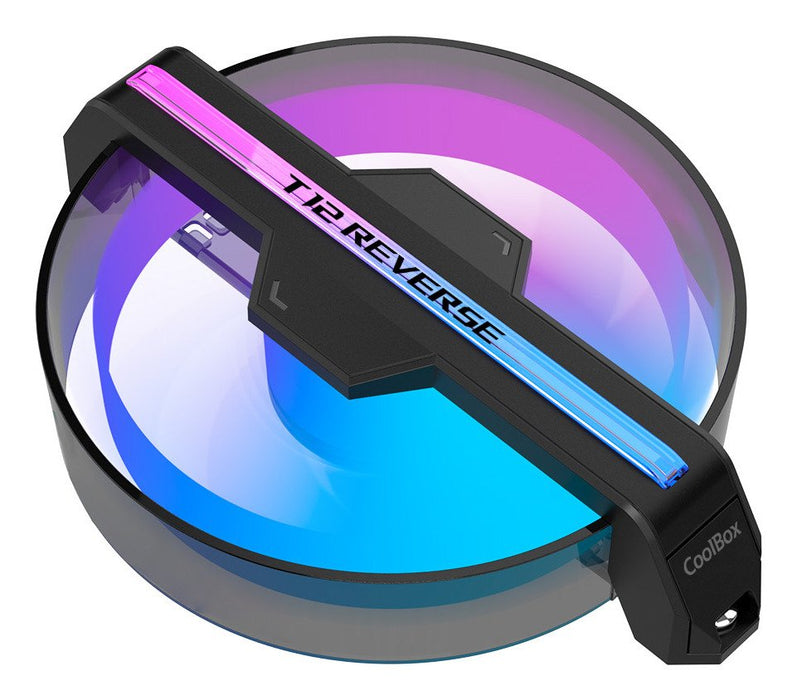 Coolbox Ventilador Aux 12cm Argb Reversible
