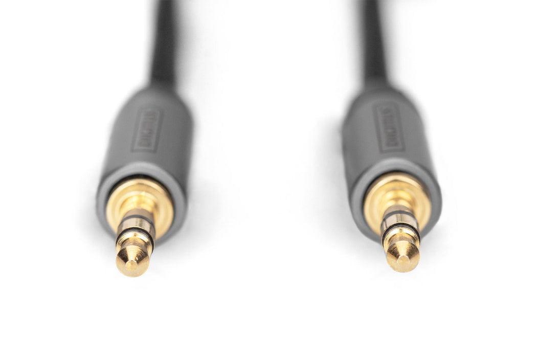 EAN 4016032481133 - Digitus DB-510110-030-S cable de audio 3 m 3,5mm Negro imagen 2