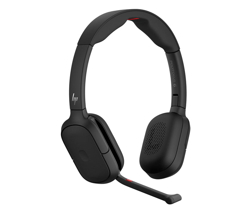 EAN 0199485857916 - HP Poly Focus 625 Stereo Bluetooth Headset Negro imagen 1