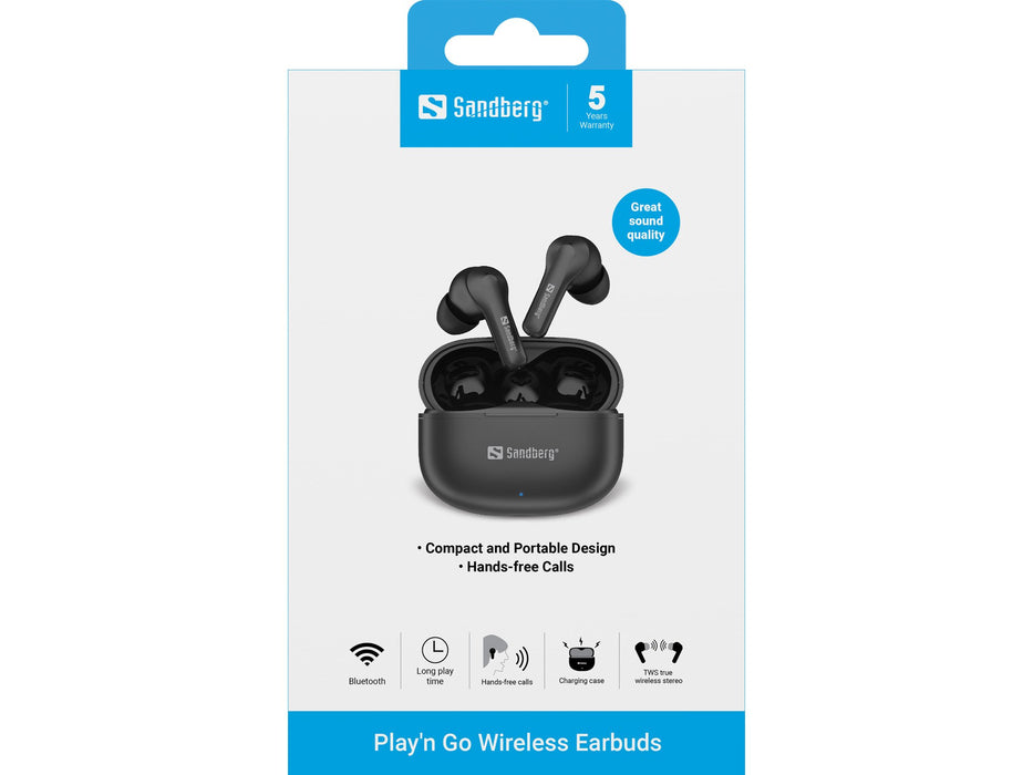 EAN 5705730126512 - Sandberg 126-51 auricular y casco Auriculares True Wireless Stereo (TWS) Dentro de oído Música/uso diario imagen 4