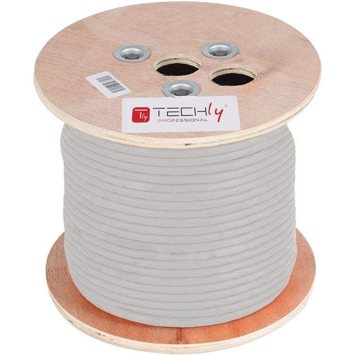 Techly Itp-C5f-305-Ris Cable Cat5e F/Utp Lszh 305m 100% Cu Gris