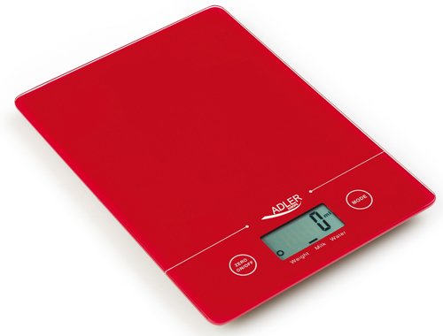 EAN 5908256839168 - Adler AD 3138 Rojo Encimera Rectángulo Báscula electrónica de cocina imagen 1