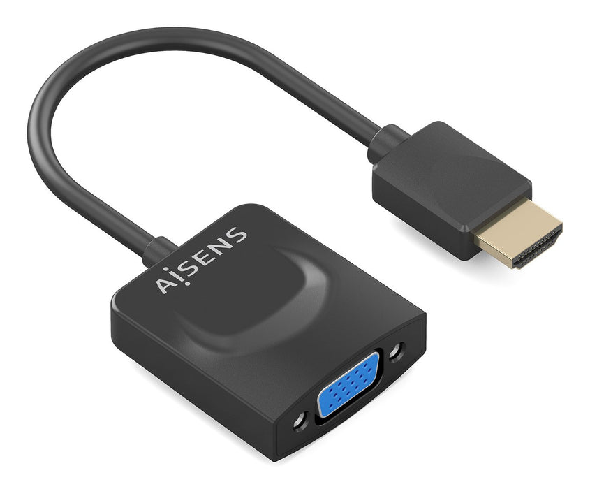 EAN 8435739903360 - AISENS A122-0947 adaptador de cable de vídeo 0,15 m HDMI tipo A (Estándar) VGA (D-Sub) imagen 1