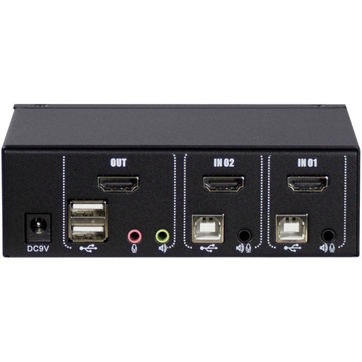 EAN 4260455643436 - Inter-Tech AS-21HA HDMI interruptor KVM Negro imagen 2
