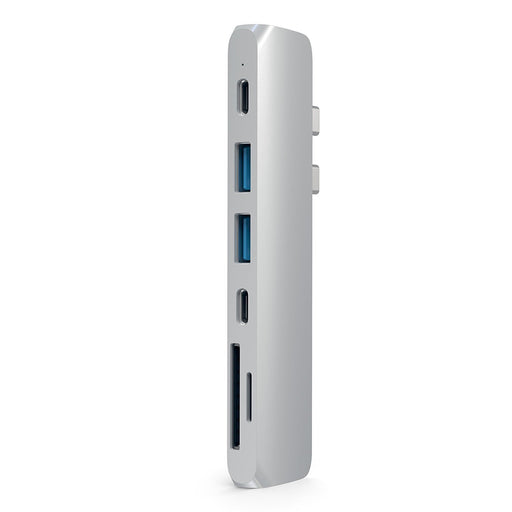 EAN 0879961006884 - Satechi ST-CMBPS base para portátil y replicador de puertos USB 3.2 Gen 1 (3.1 Gen 1) Type-C Plata imagen 1