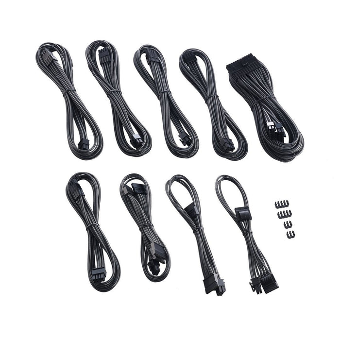 Cablemod Pro Modmesh C-Series Axi, Hxi, Kit De Cables Rm - Carbono, Cm-Pcsi-Fkit-Nkc-R