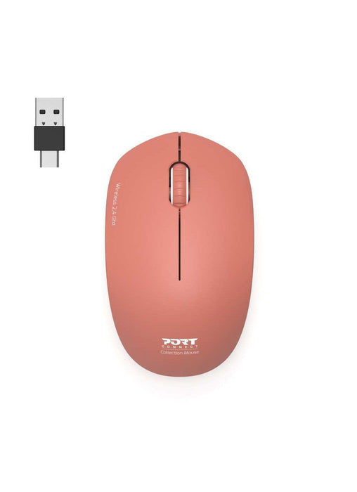 Port Connect 2.4ghz Collection Ii Wireless Mouse,  Terracotta