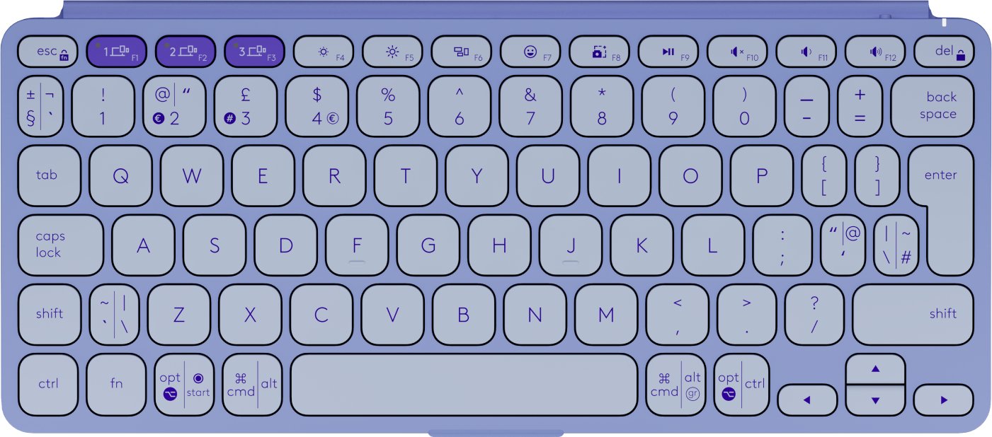 EAN 5099206126121 - Logitech 920-012986 teclado para móvil QWERTY Internacional de EE.UU. Bluetooth Lila imagen 2