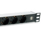 EAN 4015867223161 - Equip 333315 unidad de distribución de energía (PDU) 7 salidas AC 1U Negro, Plata imagen 3
