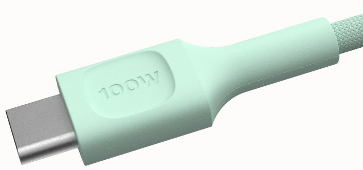 Green Cell Usb-C To Usb-C Cable Powerstream 100w 2m Verde - Braided