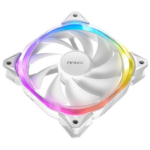 Ventilador De Caja Antec Fusion Rgb - 12cm (Blanco)