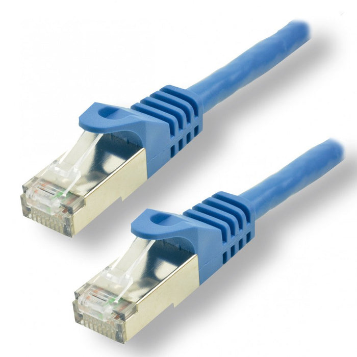 Mcl Cat 7 S/Ftp Lszh Copper Patch Cable - 0.5m Blue