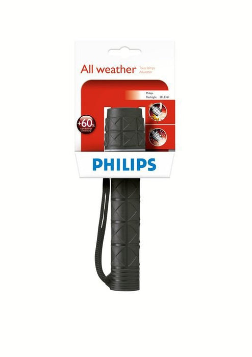 Philips Lightlife Taschenlampe Sfl3361 10 - Hand-Blinklicht - Schwarz - Gummi - 2.4 V - Kpr104 - Aa Lr6 Alkaline
