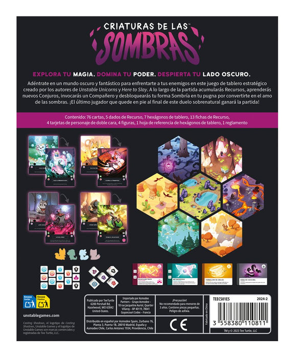 EAN 3558380110811 - Asmodee TEECS01ES juego de tablero Criaturas de las Sombras Juego De Cartas Estrategia imagen 3