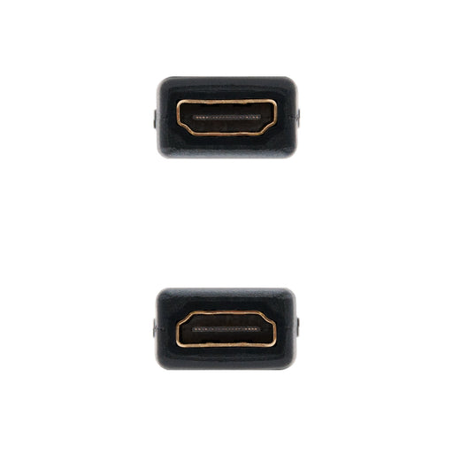 EAN 8433281002241 - Nanocable 10.15.1200 cambiador de género para cable Negro imagen 2