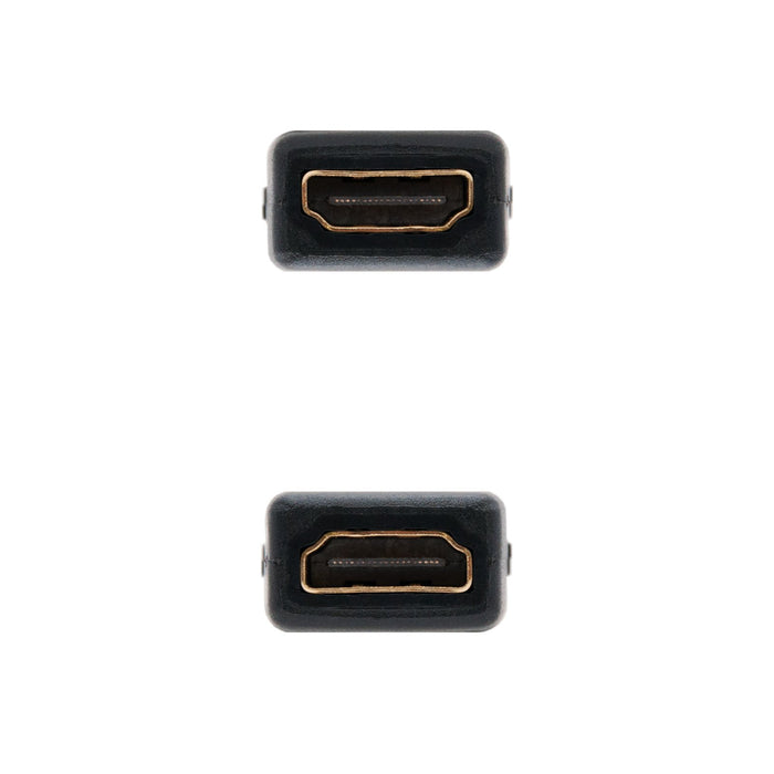 EAN 8433281002241 - Nanocable 10.15.1200 cambiador de género para cable Negro imagen 2