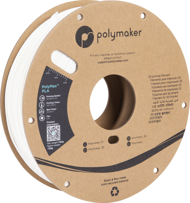 Tough Pla 1,75mm Blanco 0,75kg