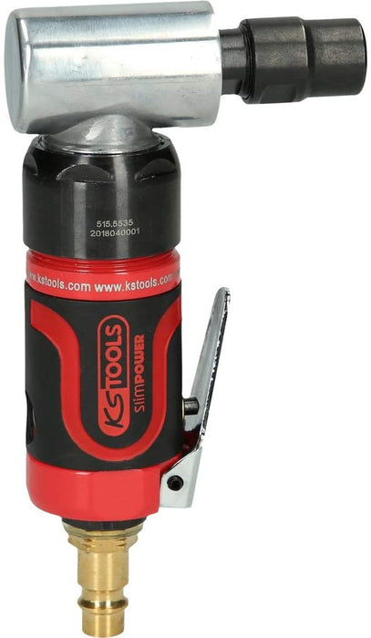 Ks Tools 515.5535 Slimpower Mini-Druckluft-Winkelstabschleifer 19.000 U/Min