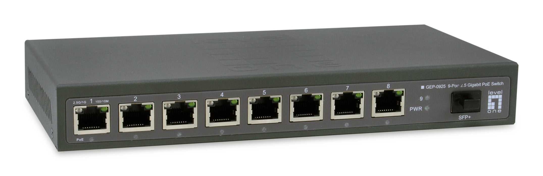 EAN 4015867238059 - LevelOne GEP-0925 switch No administrado 2.5G Ethernet (100/1000/2500) Energía sobre Ethernet (PoE) Negro imagen 1